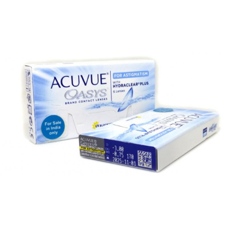 Acuvue Oasys For Astigmatism 6 Lens Box   Acuvue Oasys Toric Two Week Disposable 800x800 